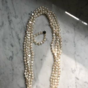 Freshwater Pearl Convertible Necklace/Bracelet